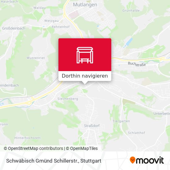 Schwäbisch Gmünd Schillerstr. Karte