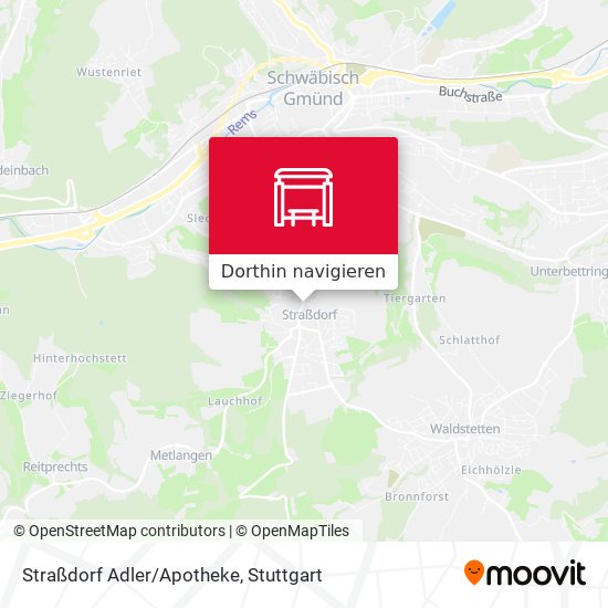 Straßdorf Adler/Apotheke Karte