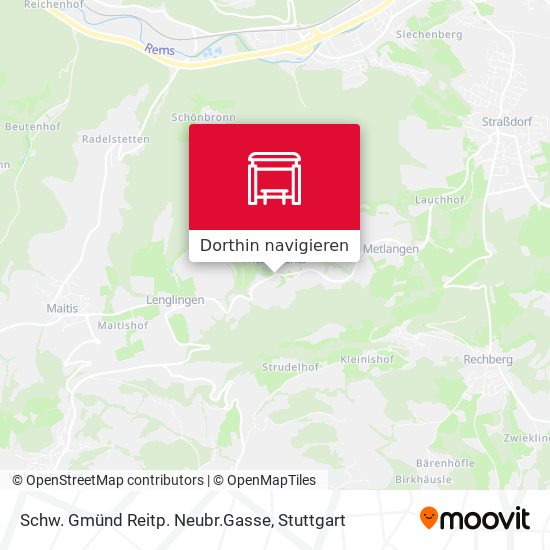Schw. Gmünd Reitp. Neubr.Gasse Karte