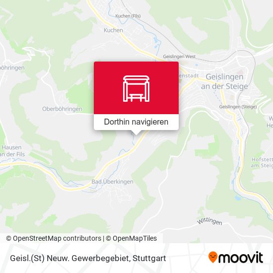 Geisl.(St) Neuw. Gewerbegebiet Karte