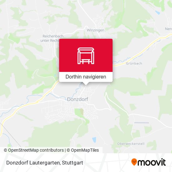 Donzdorf Lautergarten Karte