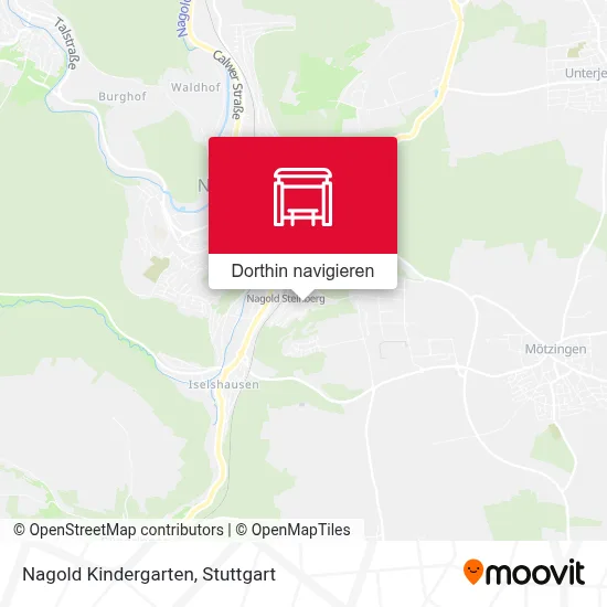 Nagold Kindergarten Karte