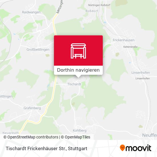 Tischardt Frickenhäuser Str. Karte