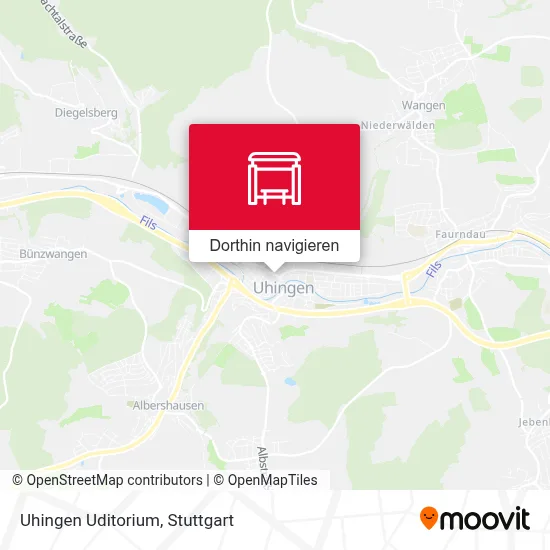 Uhingen Uditorium Karte