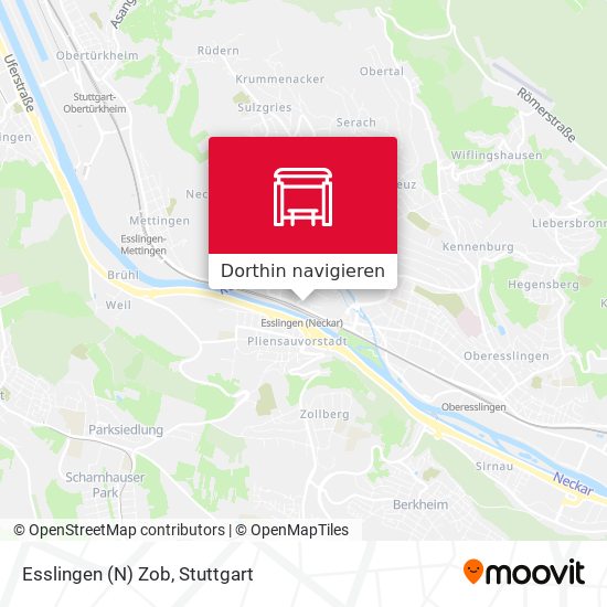 Esslingen (N) Zob Karte