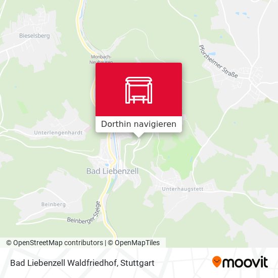 Bad Liebenzell Waldfriedhof Karte