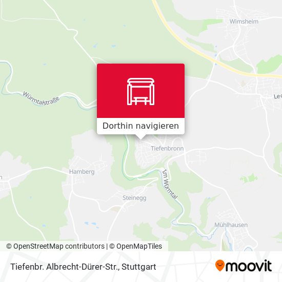 Tiefenbr. Albrecht-Dürer-Str. Karte