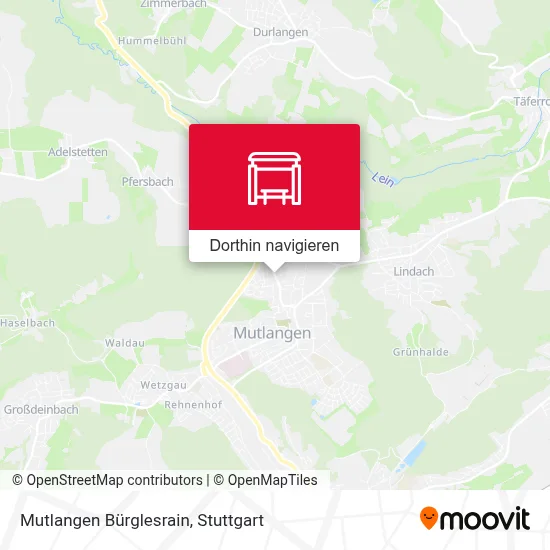 Mutlangen Bürglesrain Karte