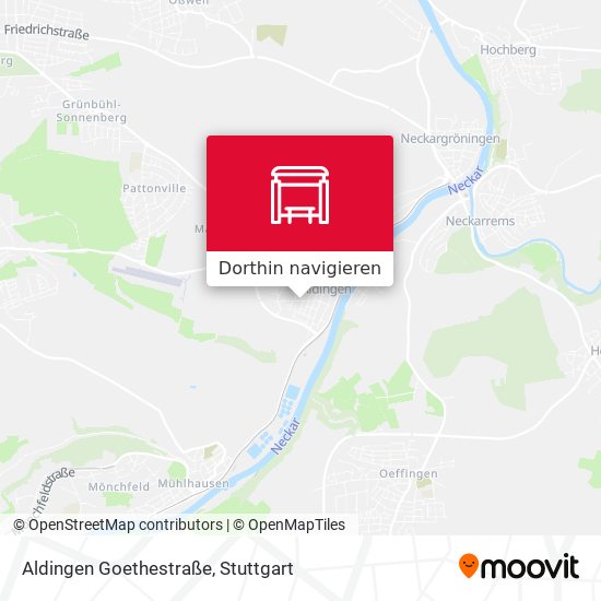 Aldingen Goethestraße Karte
