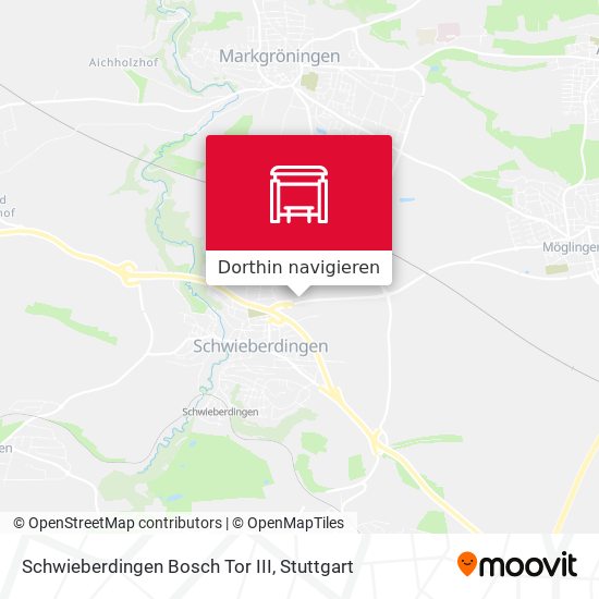 Schwieberdingen Bosch Tor III Karte