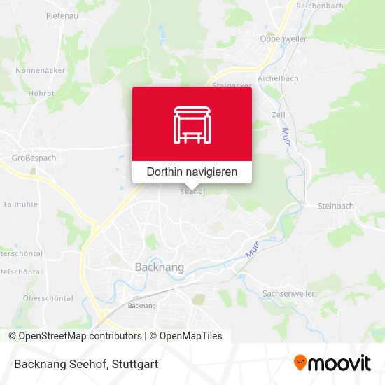 Backnang Seehof Karte