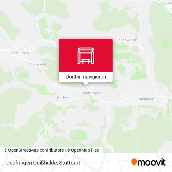 Deufringen Geißhalde Karte