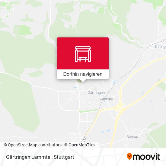 Gärtringen Lammtal Karte