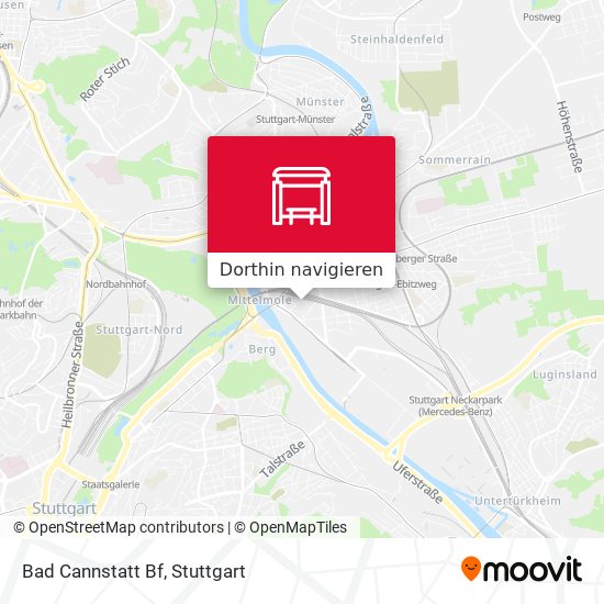 Bad Cannstatt Bf Karte