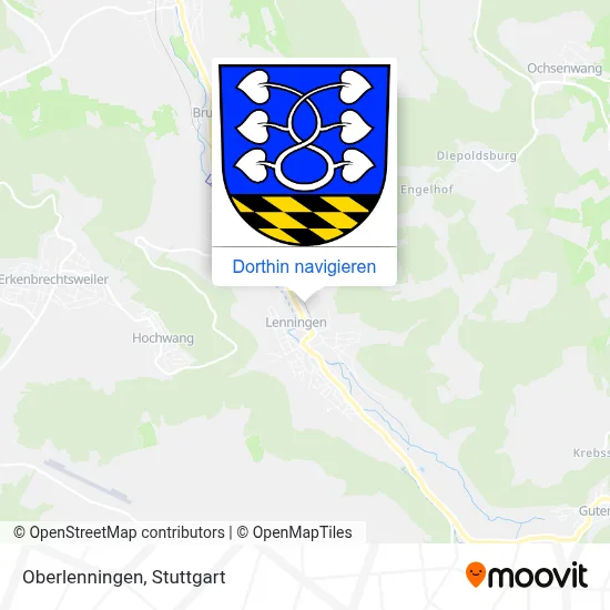 Oberlenningen Karte
