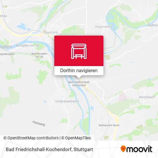 Bad Friedrichshall-Kochendorf Karte