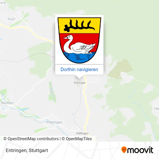 Entringen Karte