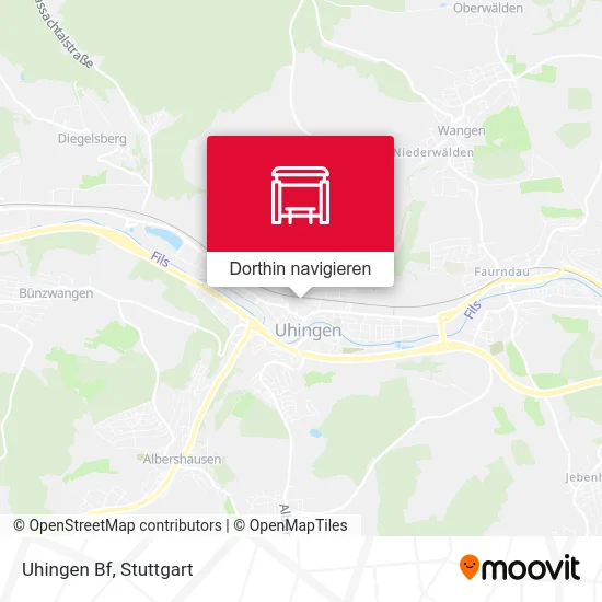 Uhingen Bf Karte
