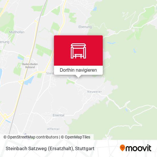 Steinbach Satzweg (Ersatzhalt) Karte