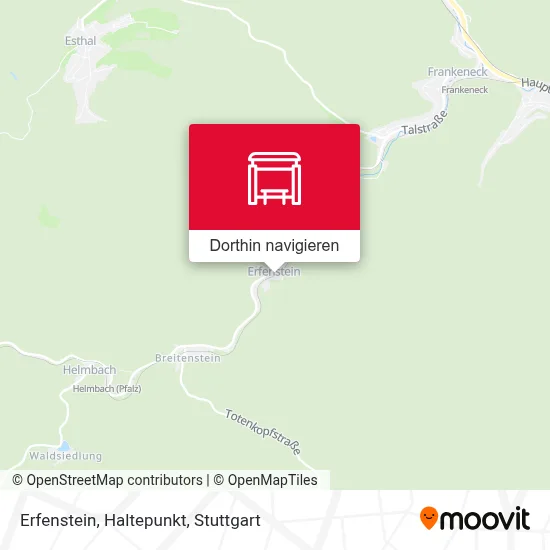 Erfenstein, Haltepunkt Karte