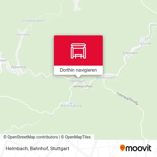Helmbach, Bahnhof Karte