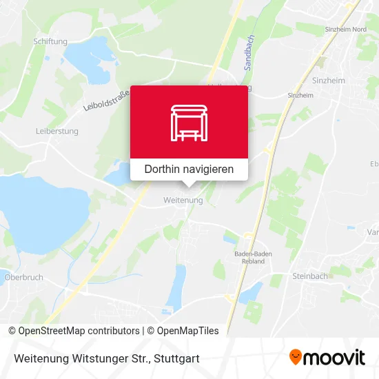 Weitenung Witstunger Str. Karte