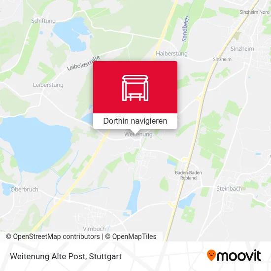 Weitenung Alte Post Karte