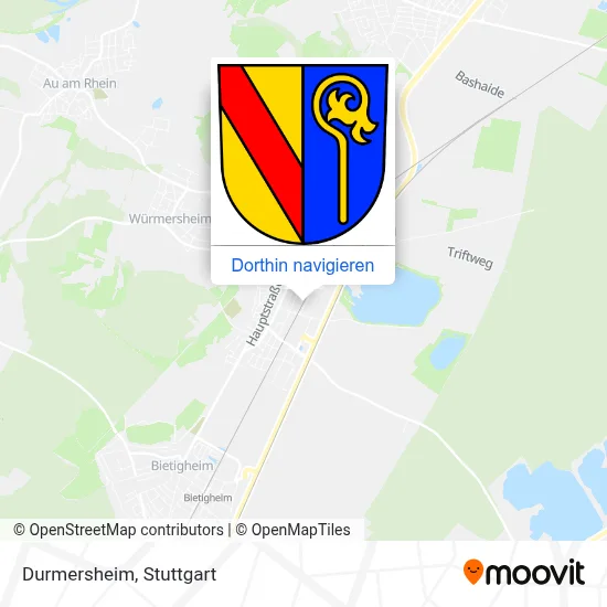 Durmersheim Karte