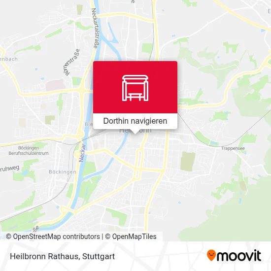 Heilbronn  Rathaus Karte