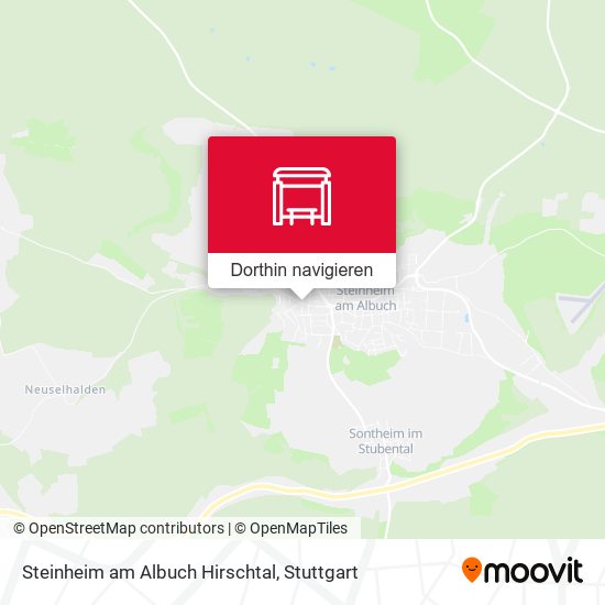 Steinheim am Albuch Hirschtal Karte