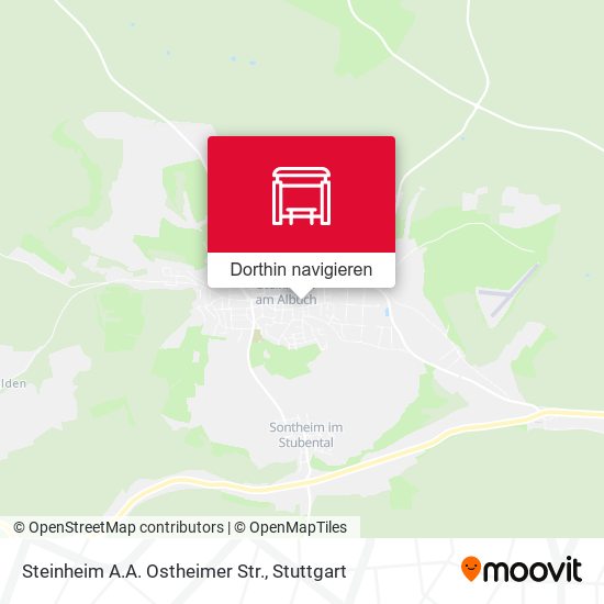 Steinheim A.A. Ostheimer Str. Karte