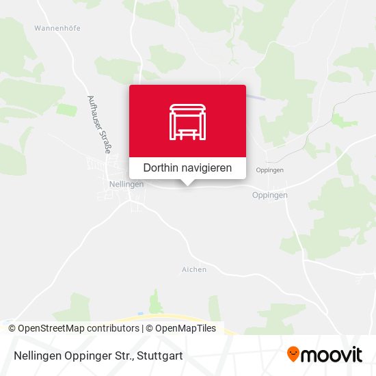 Nellingen Oppinger Str. Karte