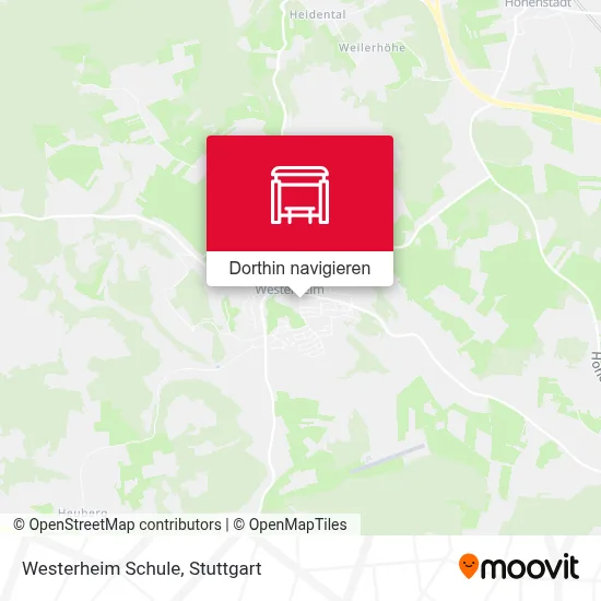 Westerheim Schule Karte