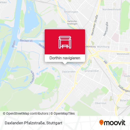 Daxlanden Pfalzstraße Karte