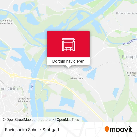 Rheinsheim Schule Karte