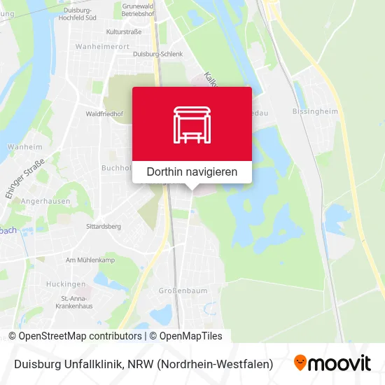 Duisburg Unfallklinik Karte
