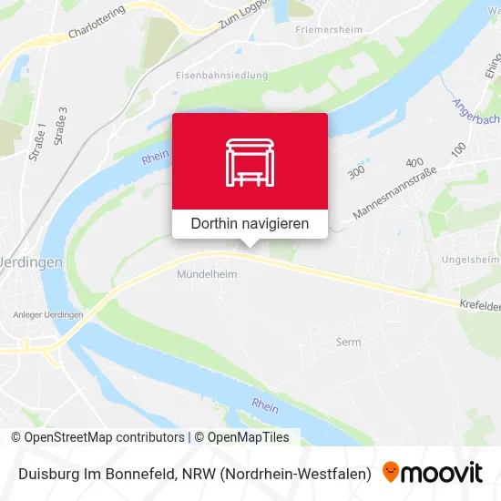 Duisburg Im Bonnefeld Karte