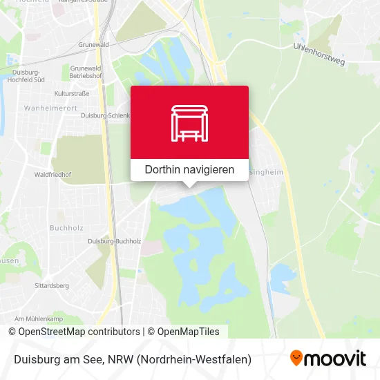 Duisburg am See Karte