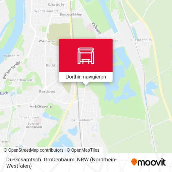 Du-Gesamtsch. Großenbaum Karte