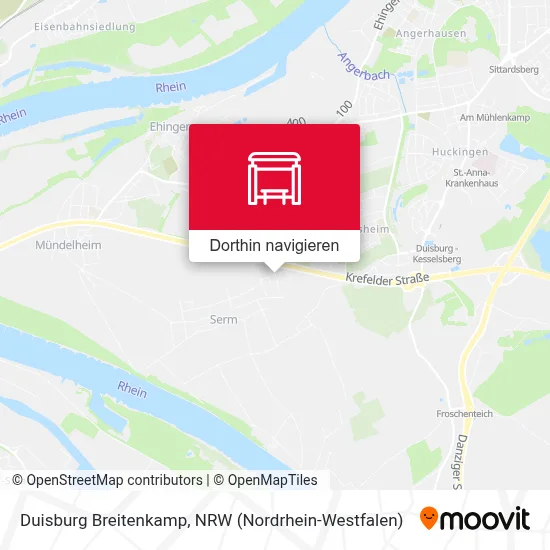 Duisburg Breitenkamp Karte
