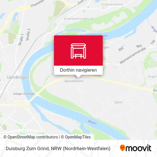 Duisburg Zum Grind Karte
