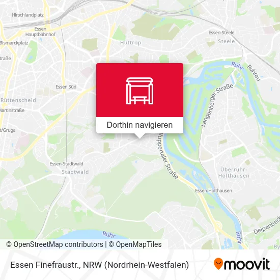 Essen Finefraustr. Karte