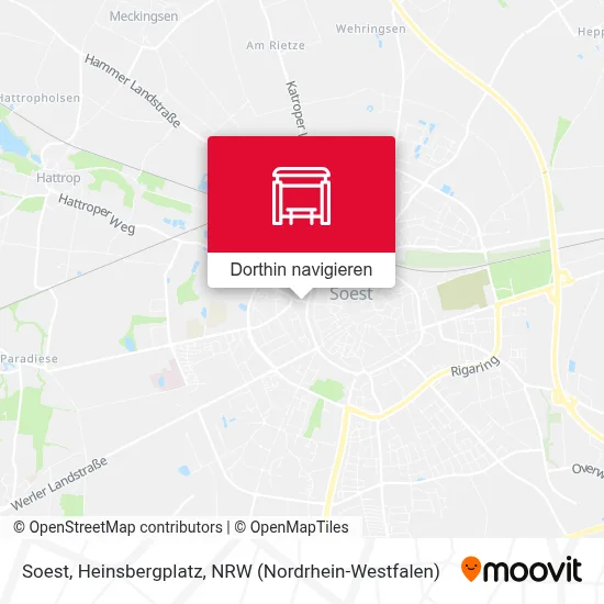 Soest, Heinsbergplatz Karte