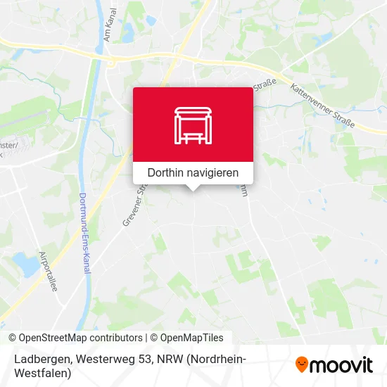 Ladbergen, Westerweg 53 Karte