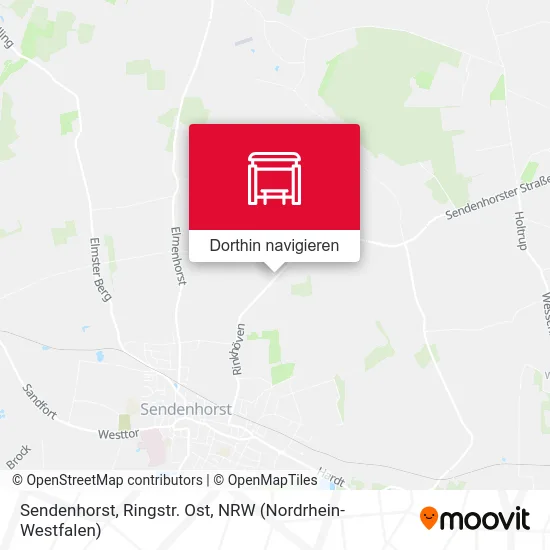 Sendenhorst, Ringstr. Ost Karte