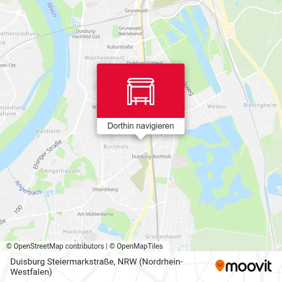 Duisburg Steiermarkstraße Karte