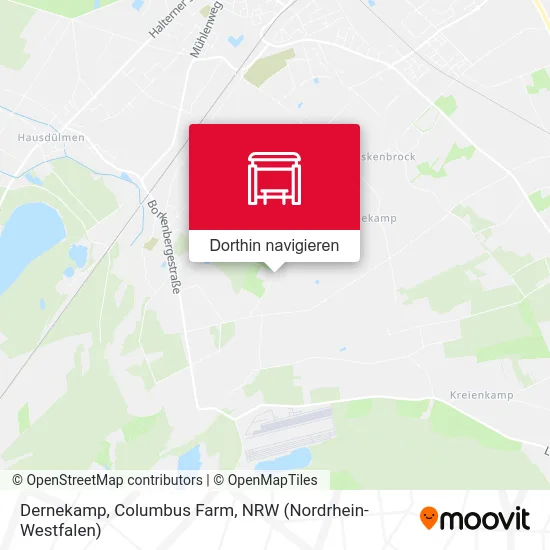 Dernekamp, Columbus Farm Karte