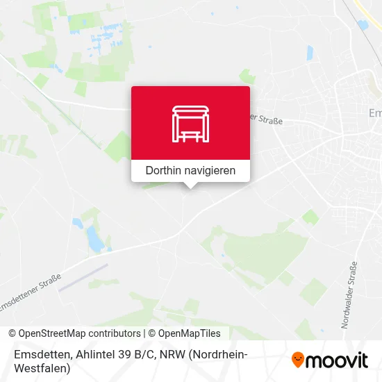 Emsdetten, Ahlintel 39 B/C Karte
