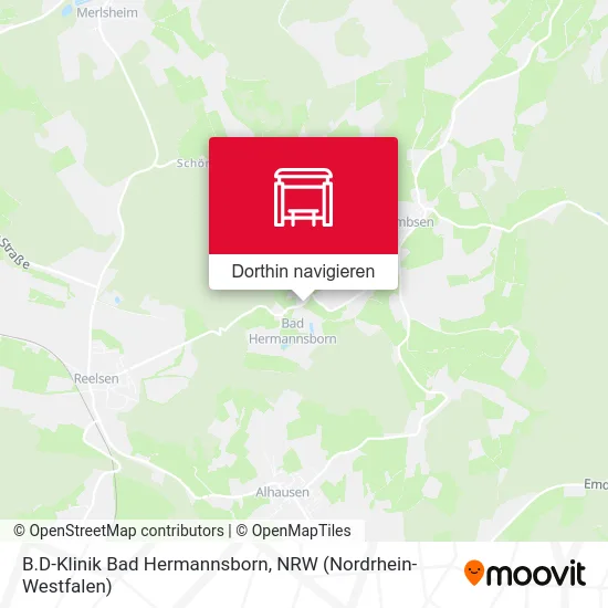 B.D-Klinik Bad Hermannsborn Karte