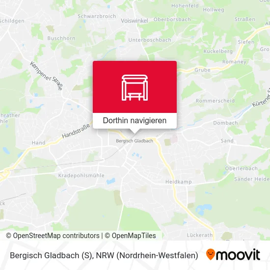 Bergisch Gladbach (S) Karte